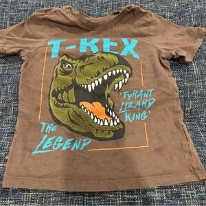 Maximus Rex T-Rex 'Tyrant Lizard King' The Legend" graphic Tee brown